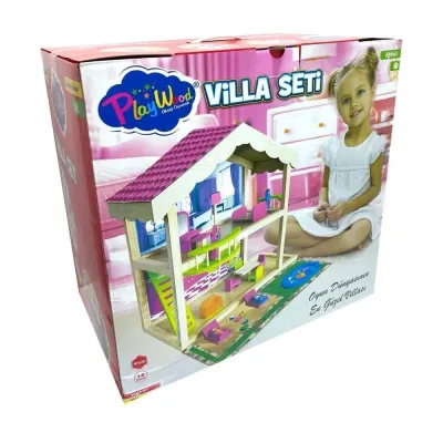 KUTUDA AHŞAP VİLLA SET