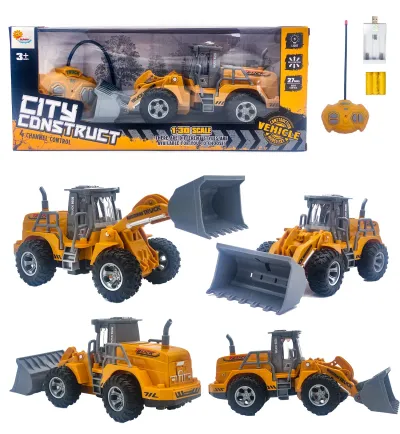 UZAKTAN KUMANDALI 4 FONK.ŞARJLI DOZER İŞ MAKİNESİ