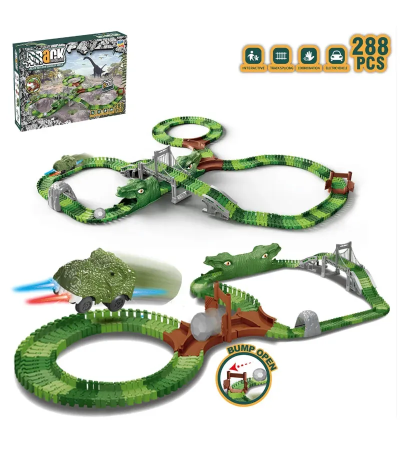 DİNO TRACKS YOL SET 288 PCS