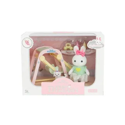 BAY DREAMY MİNİ TAVŞAN- AKSESUARLI PET SALINCAK SE 6621-2