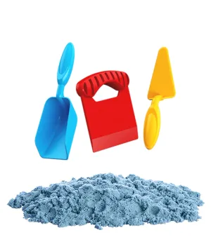 AKSESUARLI MAVİ KİNETİK OYUN KUMU 1000 GR