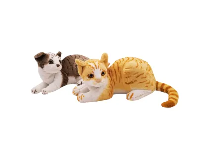 PELUŞ 35 CM SESLİ KEDİ