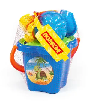 №21 Set: Orta Boy Çiçek Kova, Çiçek Elek, №2 Kürek, №2 Tırmık, 3 adet Kalıp