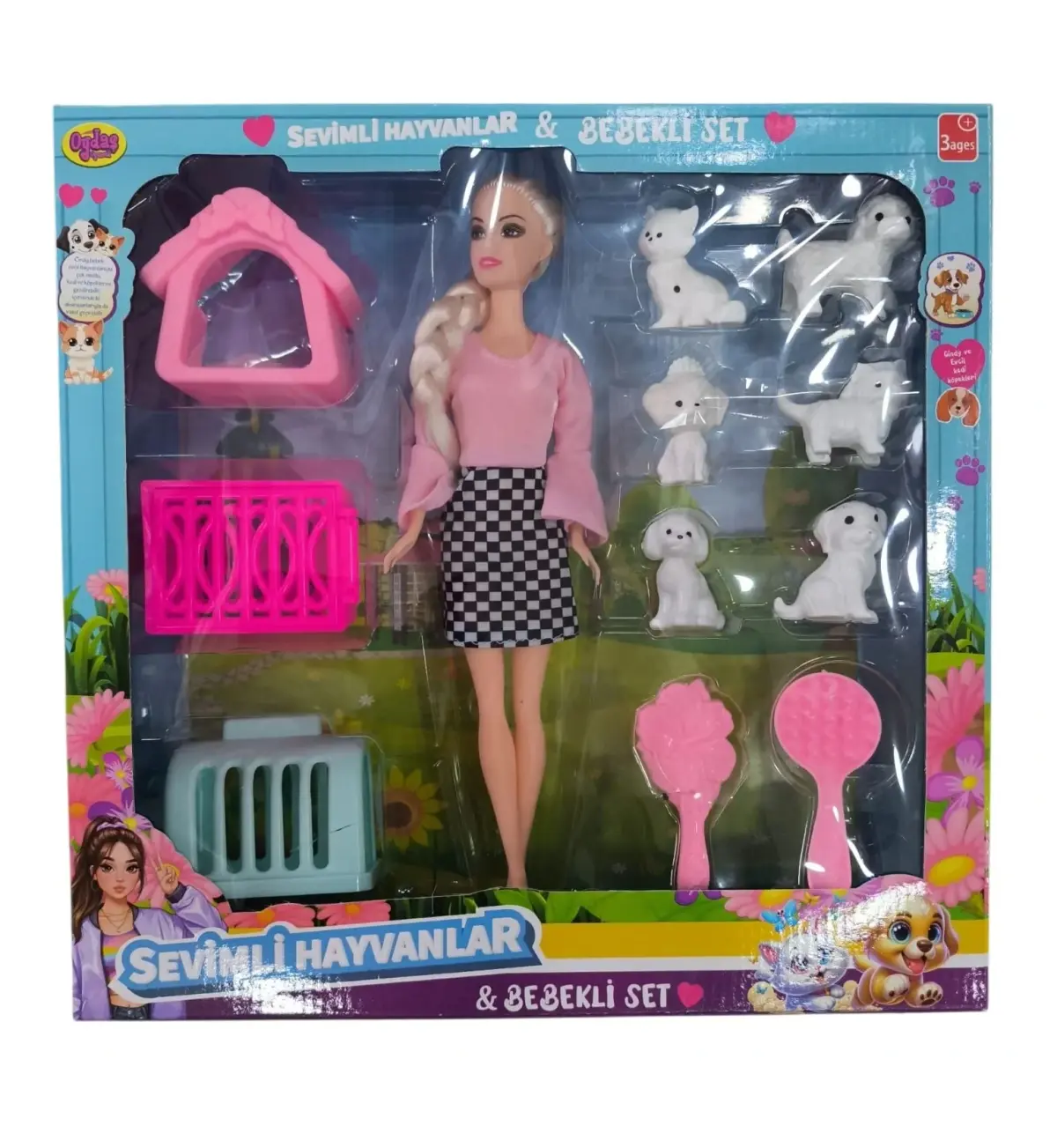 02462 KUTULU BEBEKLİ PATİ DOSTLARIM*12*