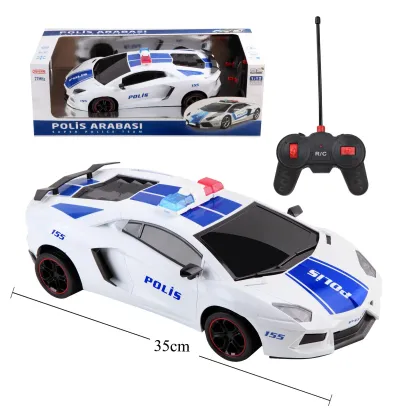TOYSAN UZAKTAN KUMANDALI 1:12 POLİS ARABASI
