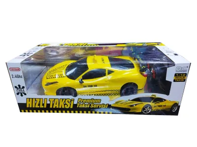 TOYSAN 1:12 TAXİ CAR UZAKTAN KUMANDALI TAKSİ