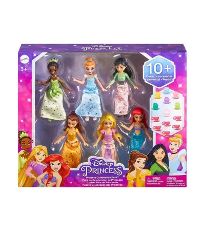 Disney Prenses Bebekleri 6lı Set