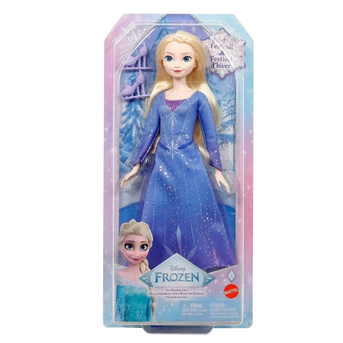 Mattel Disney Frozen Buz Pateni Yapan Elsa Patenli