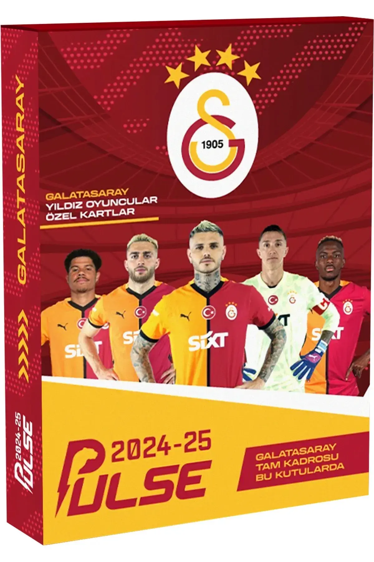 GALATASARAY - PULSE FUTBOLCU KARTLARI 2024/25 - PAKET 10 AD