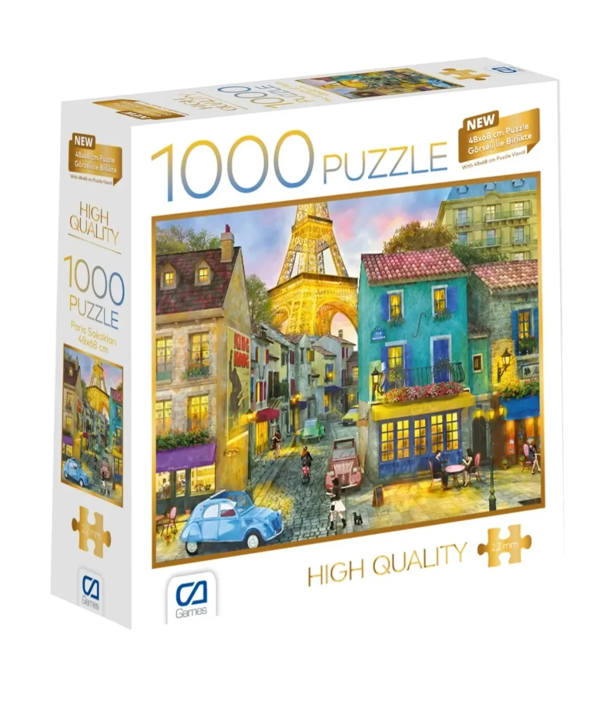 PARİS SOKAKLARI PUZZLE 1000