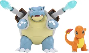 NECOPOKemon Battle 2'li Figür - Blastoise & Charmander