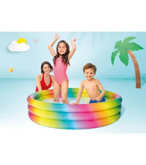 Intex 58439 Gökkuşağı Renkli 3 Bölme Havuz 147 cm