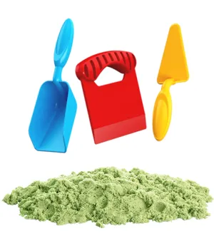 AKSESUARLI YEŞİL KİNETİK OYUN KUMU 1000 GR
