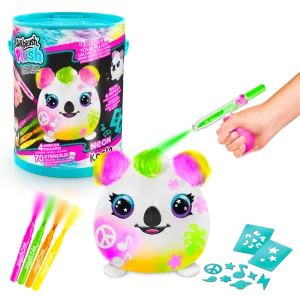 AIRBRUSH PLUSH - NEON SQUISH PALS BOYA KUTUSU