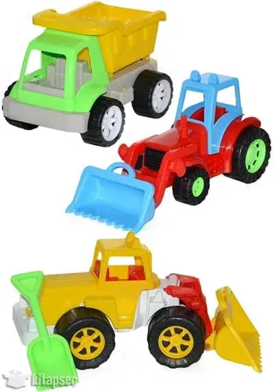 ÜÇLÜ SET KAMYON DOZER TRAKTÖR