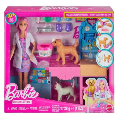 BARBİE VETERİNER KLİNİĞİ BEBEK VE AKSESUARLARI