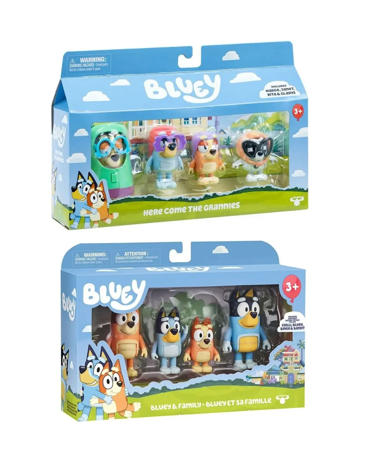 Bluey 4'lü Figür Seti Asorti