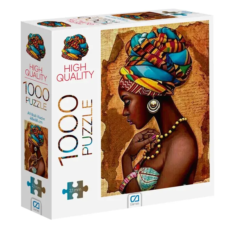AFRİKALI KADIN PUZZLE 1000