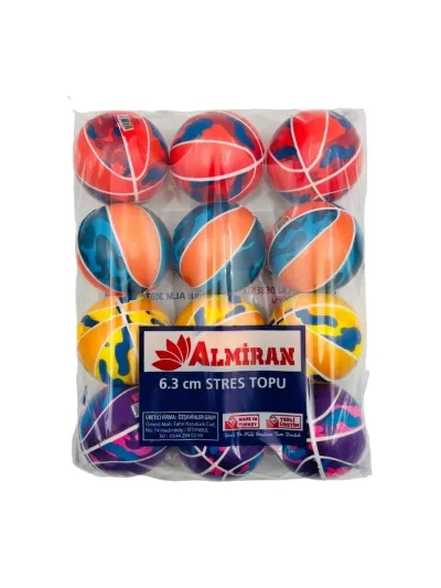 STRES TOPU KÜÇÜK KAMUFLAJ 6,3 CM