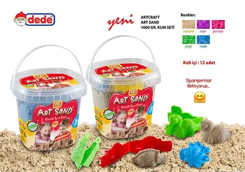 1000 GR OYUN KUM SETİ ( 5 RENK )