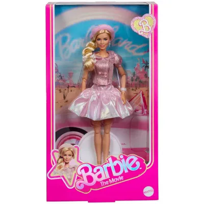Mattel Barbie: Pembe Bereli Barbie Bebek JBJ53