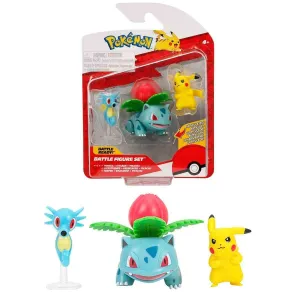 POKEMON BATTLE 3'LÜ FİGÜR SETİ SERİ 15 ASORTİ