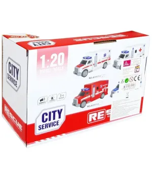 KUT.PİLLİ SESLİ IŞIKLI SÜRT.AMBULANS