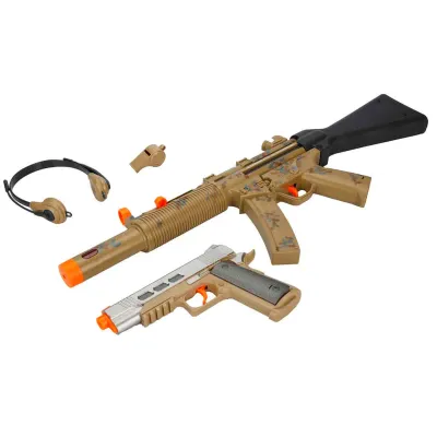 SUN-YFN-HRO-ASKER SİLAH SET TÜFEK/TABANCA/TELSİZ IŞIK/SES