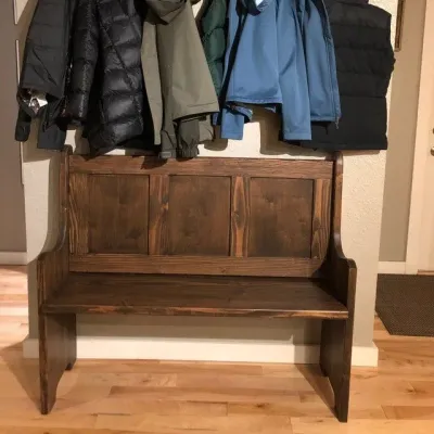 Crabwood Doğal Ahşap Bench