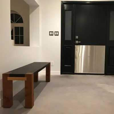 DatePalm Doğal Ahşap Bench Oturak