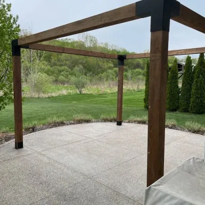Ahşap Pergola - Pergule - Gölgelik, Kolay Kurulum Demonte Pergule - Daybad Beach