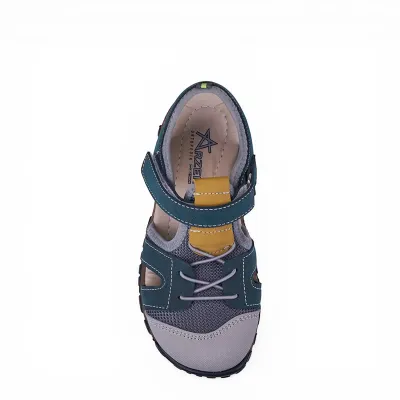 ARZEN_F_SANDALET_600 LACİ_NUBUK_SARI