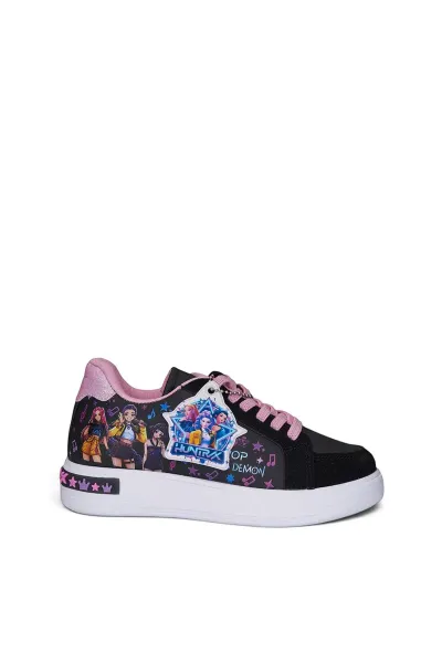 K-Pop Temalı Kız Çocuk Spor Ayakkabı, Sneaker — Pembe