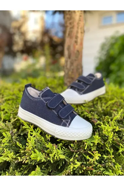 Keten Kız Çocuk Spor Ayakkabısı Sneaker — Lacivert