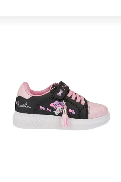 KUROMİ KIZ ÇOCUK SİMLİ SNEAKER — Pembe