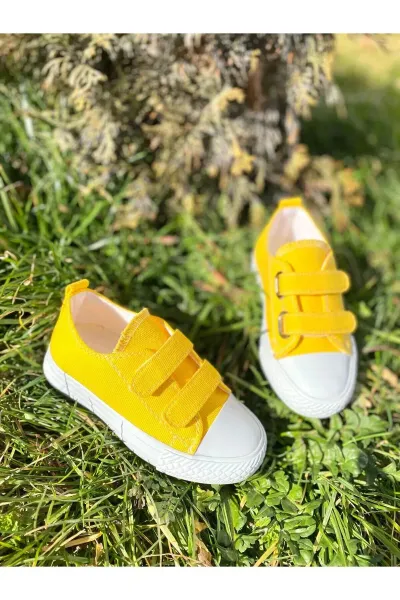 Keten Kız Çocuk Spor Ayakkabısı Sneaker — Sarı