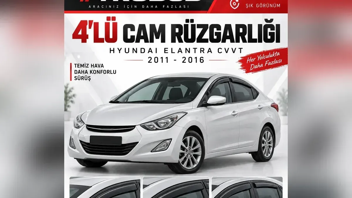 Hyundai Elantra Aksesuar Rehberi: Rüzgarlık, 8D Paspas, Bagaj, Kılıf