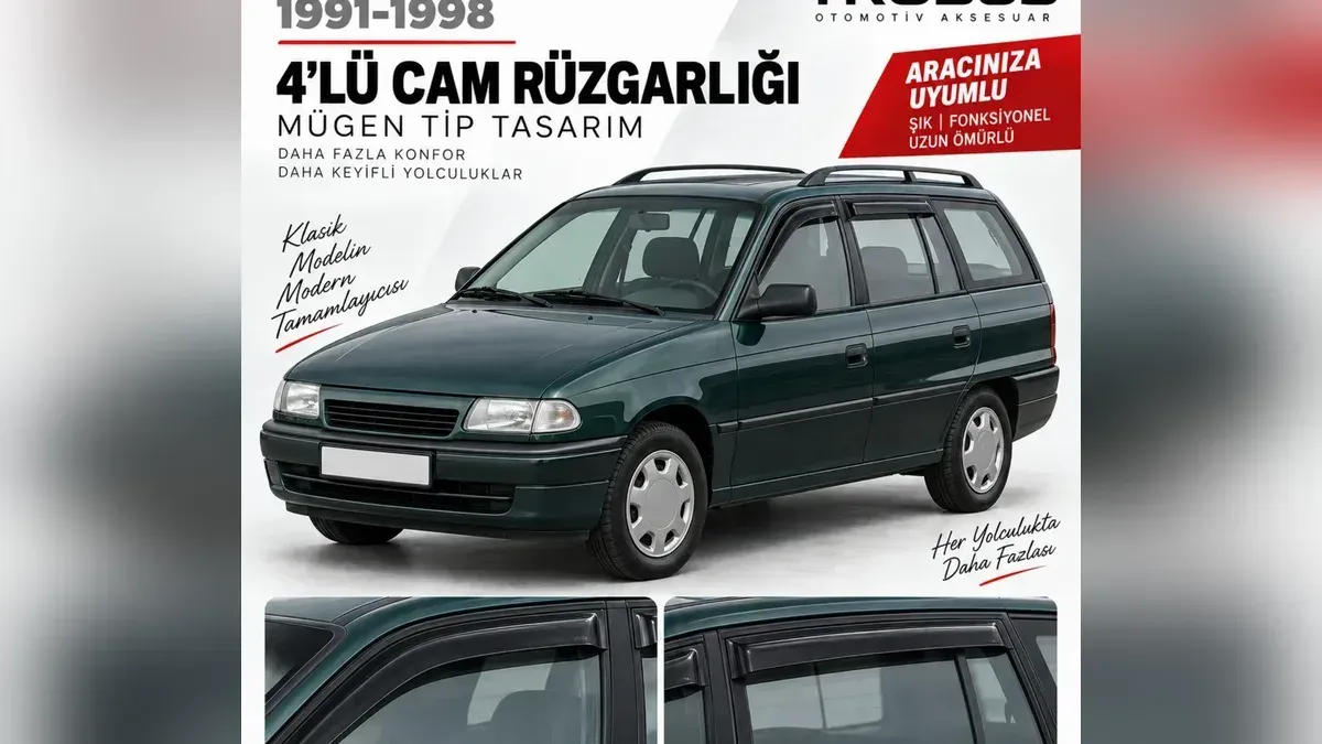 Opel Astra Aksesuar Rehberi: Rüzgarlık, Paspas Seti, Araca Özel Kılıf