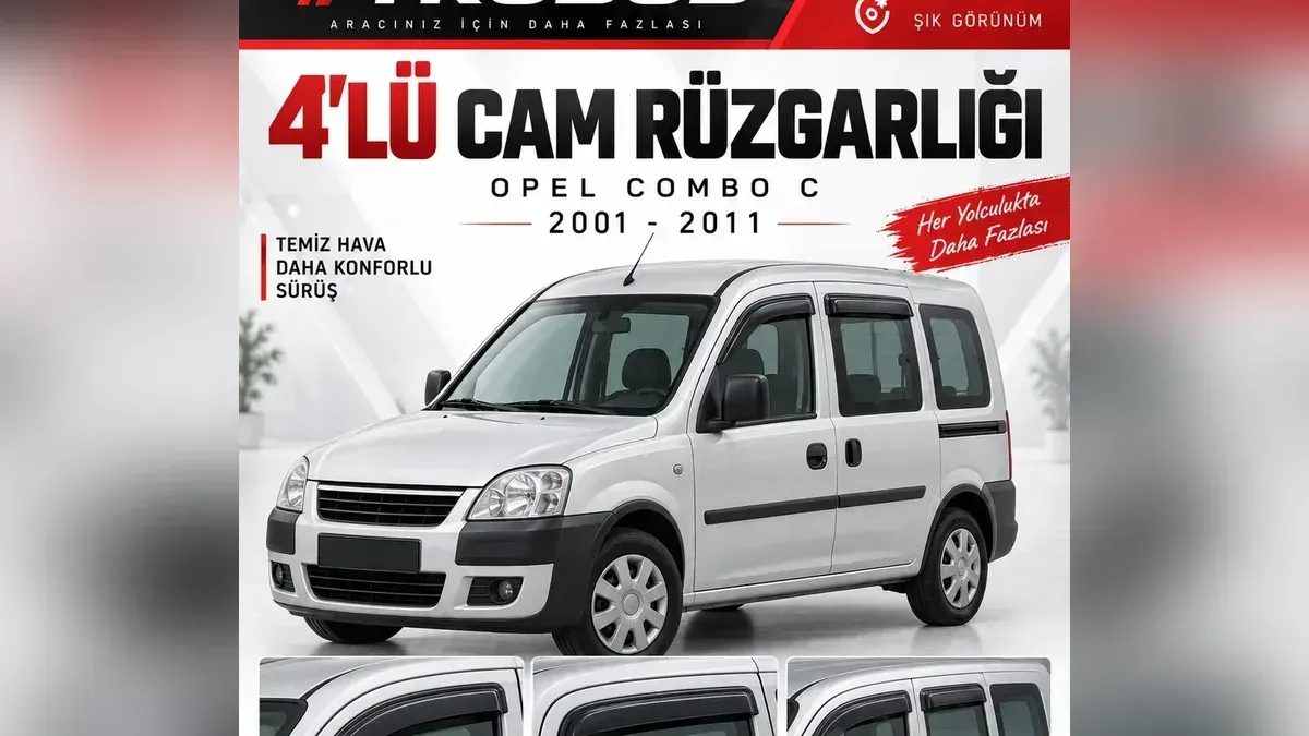 Opel Combo Rehberi: Rüzgarlık, Paspas Seti, Araca Özel Kılıf