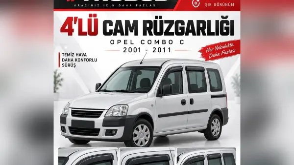 Opel Combo Rehberi: Rüzgarlık, Paspas Seti, Araca Özel Kılıf
