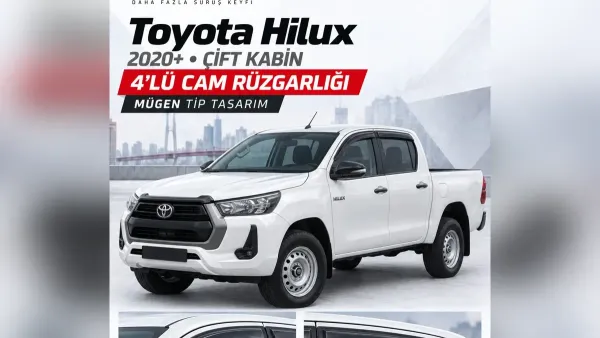 Toyota Hilux Cam Rüzgarlığı, Koltuk Kılıfı ve Kasa Aksesuarı Rehberi