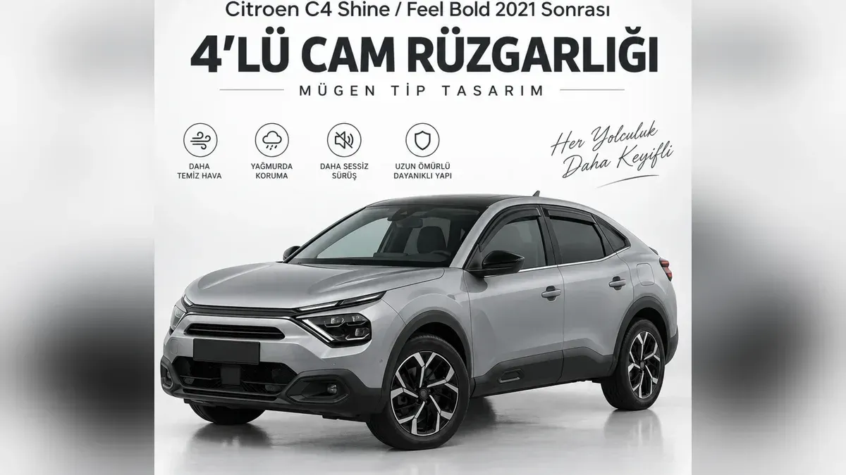 Citroen C4 Aksesuar Rehberi: Koltuk Kılıfı, Paspas ve Bagaj