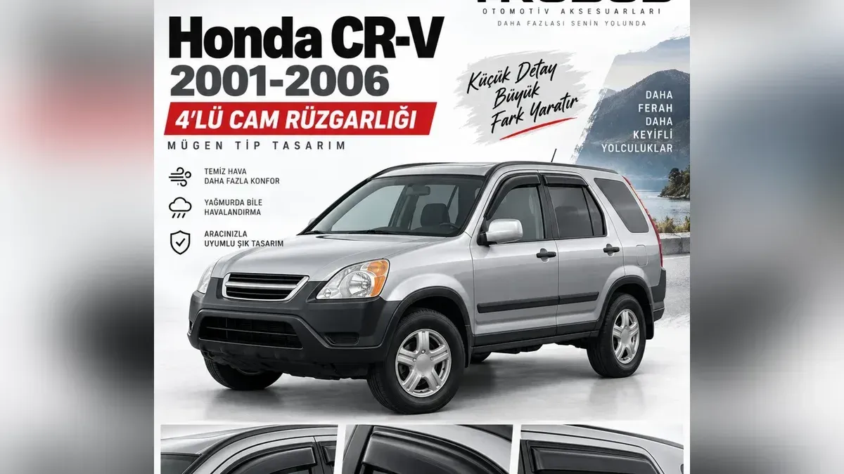 Honda CR-V Aksesuar Rehberi: RD1’den RW’ye Paspas, Bagaj, Rüzgarlık