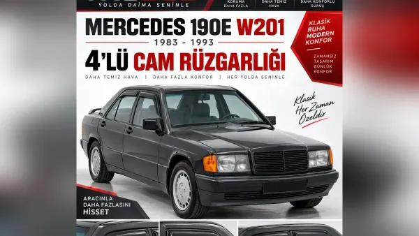Mercedes C Serisi Aksesuar Rehberi: W202-W206 Kılıf, Paspas, Rüzgarlık