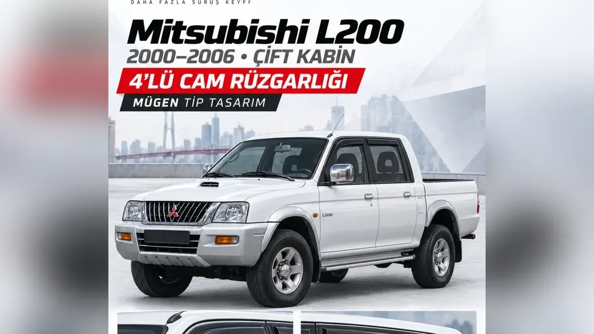 Mitsubishi L200 Aksesuar Rehberi: Rüzgarlık, Paspas, Direksiyon, Kılıf