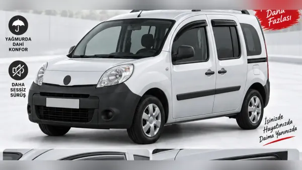 Renault Kangoo Aksesuar Rehberi: Rüzgarlık, Kılıf, Paspas, Direksiyon