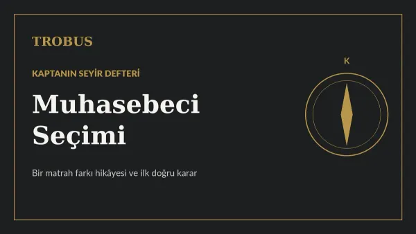 E-Ticarette Muhasebeci Seçimi: Seyir Defterinden Bir Matrah Farkı Hikâyesi