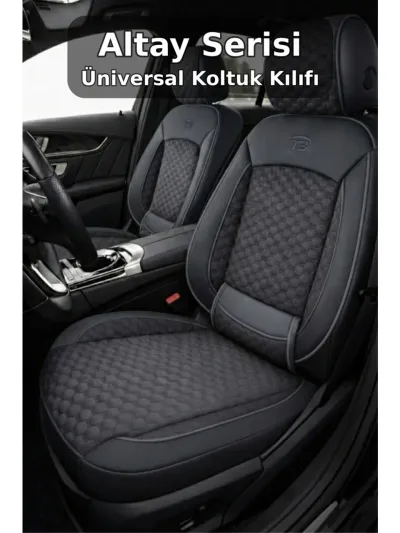 Toyota Corolla 2002-2006 Koltuk Kılıfı Altay Serisi 2+1 Ticari Füme