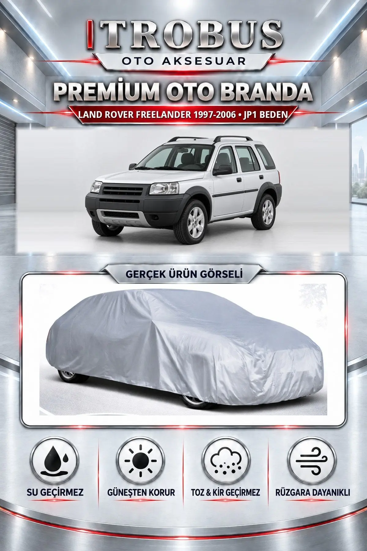 Land Rover Freelander 2005 ve Öncesi Uyumlu Premium Oto Branda – JP1 Beden