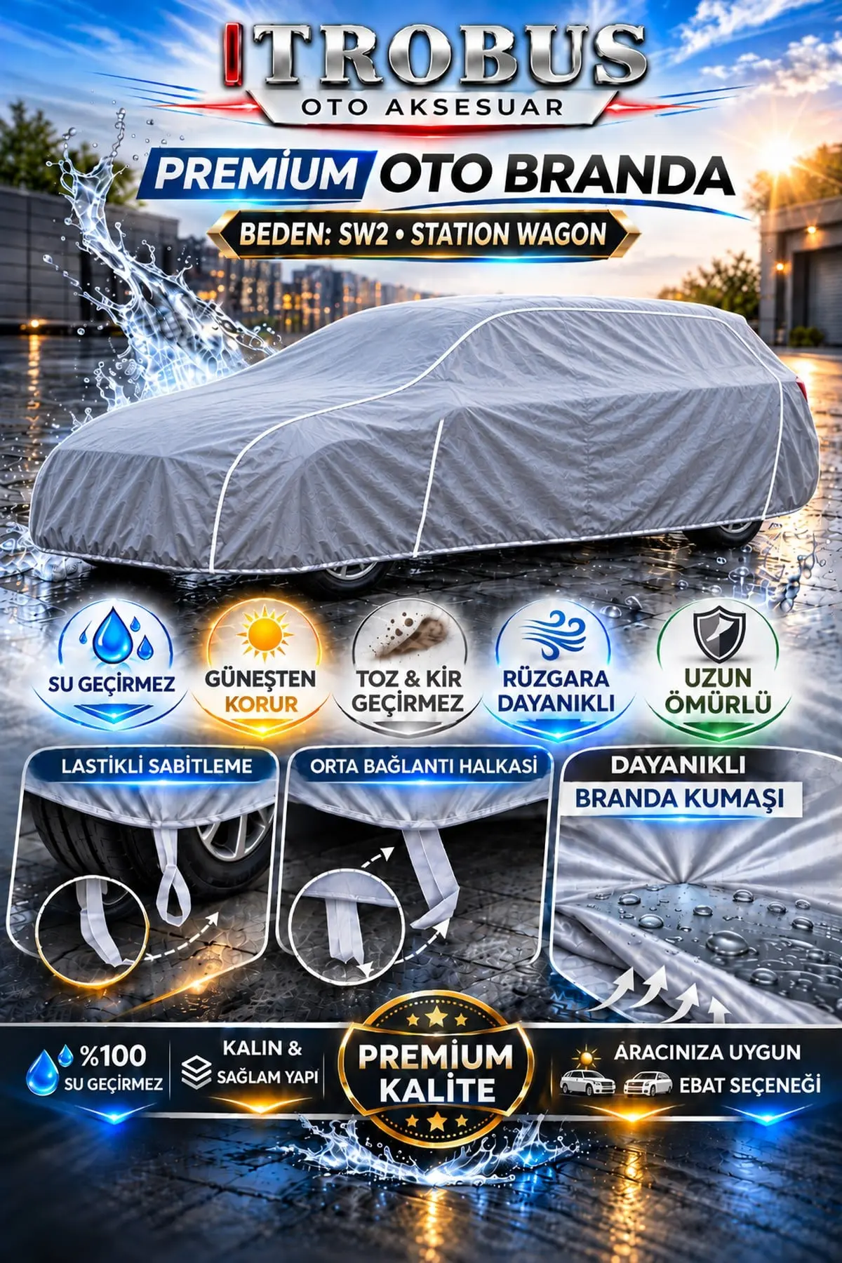 Premium Oto Branda SW2 Beden – Station Wagon Araçlar İçin